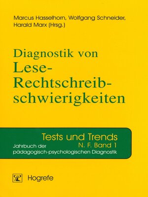 cover image of Diagnostik von Lese-Rechtschreibschwierigkeiten